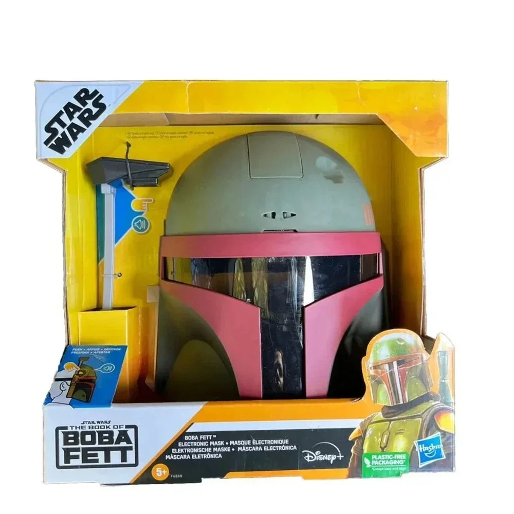 NEW Disney Star Wars Boba Fett Electronic Sound Effects Mask Helmet - Costume